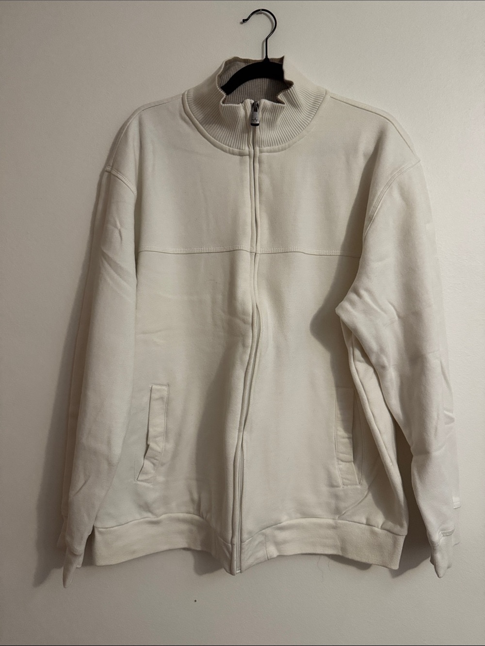 Arrow Cream Full-Zip Bomber Jacket